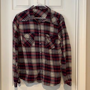 Flannel button down